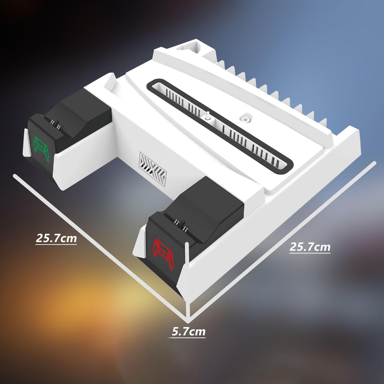 Vertical Stand with Cooling Fan Indicator Lamps for   5 Console