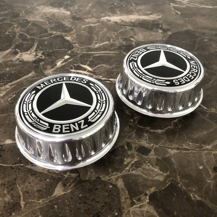 Logo chụp mâm, ốp lazang bánh xe ô tô Mercedes và Maybach - Mã: TY-83