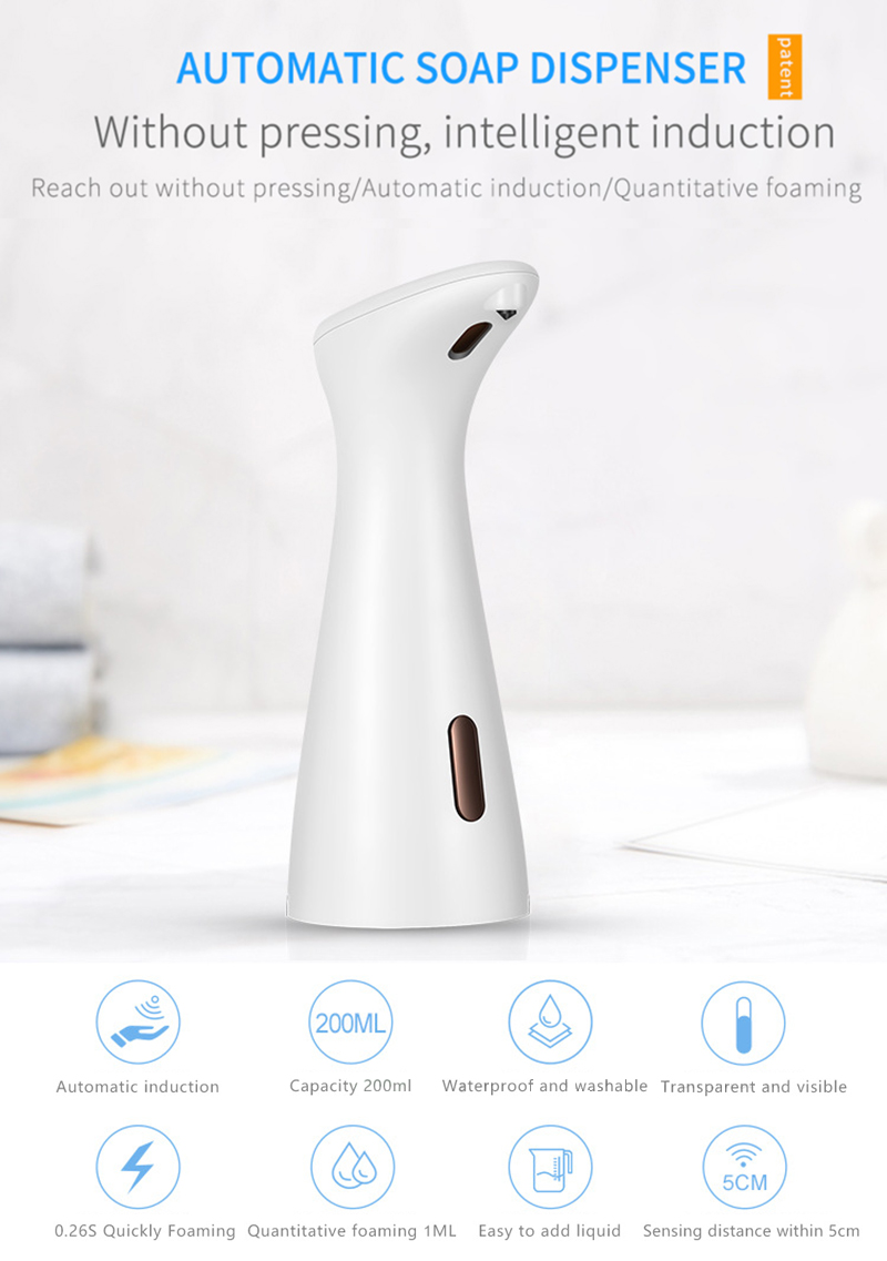 Bình nhả xà phòng tự động Smart Sensor Touchless 200ml