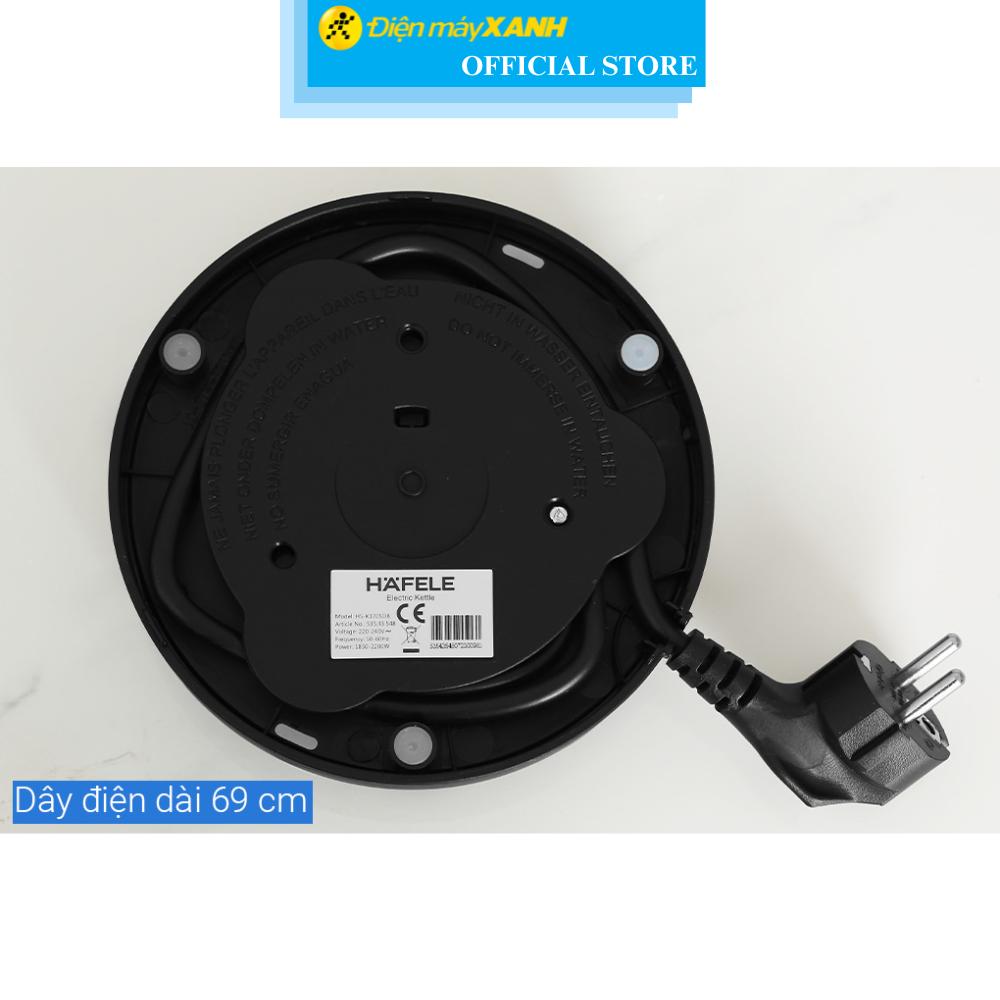 Bình đun siêu tốc Hafele 1.7 lít HS-K1705DB - Hàng Chính Hãng