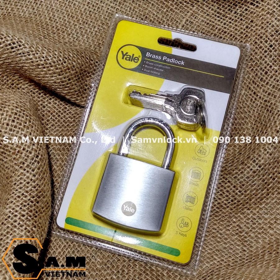 Khoá Bấm Càng Boron Yale Y120B/60/135/1/5 Size 60mm, Chìa Răng Cưa
