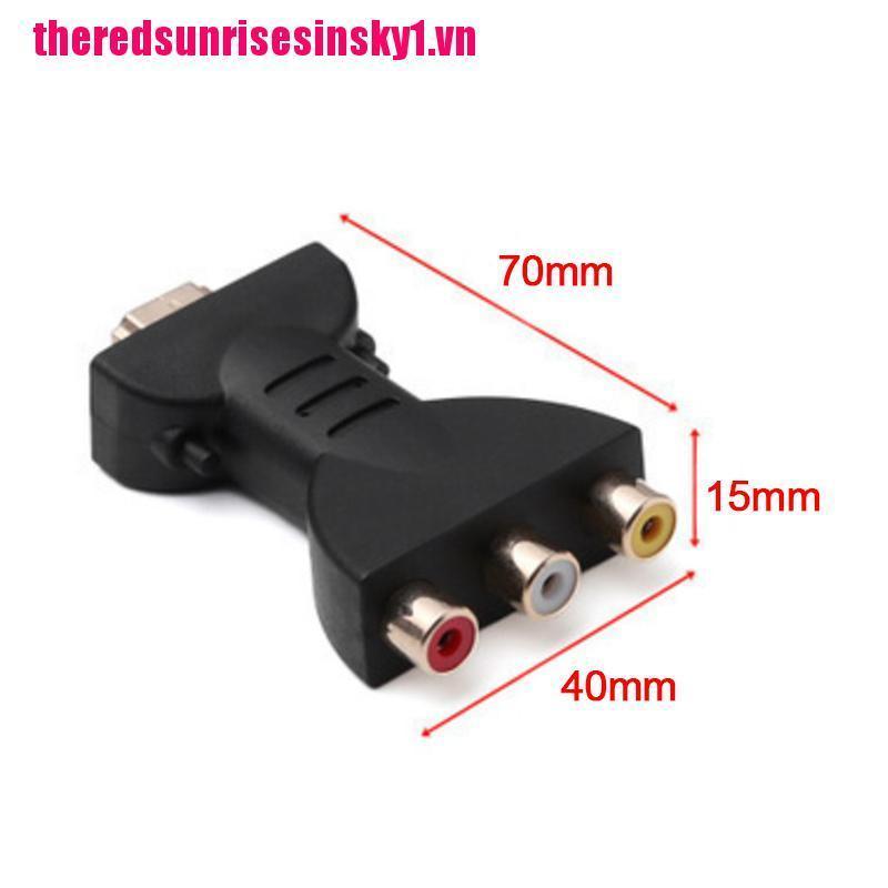 Giắc Chuyển Đổi Từ Cổng Hdmi Sang Cổng Rca Video Audio Av