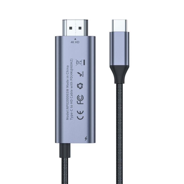 Cáp chuyển USB Type C sang HDMI Baseus LV172/LV584- Hàng chính hãng.