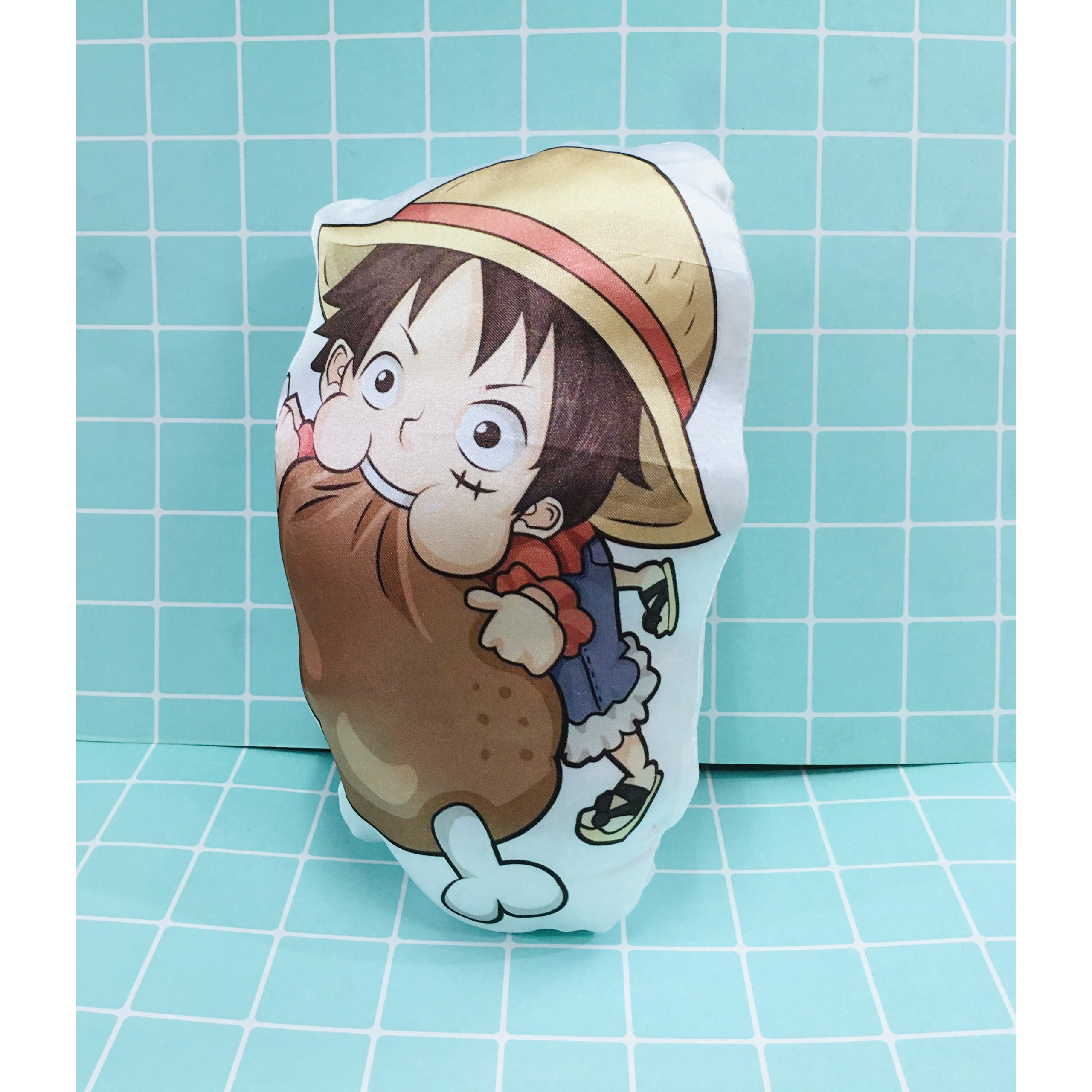 Gấu bông in hình 2 mặt One Piece  Luffy Anime Manga