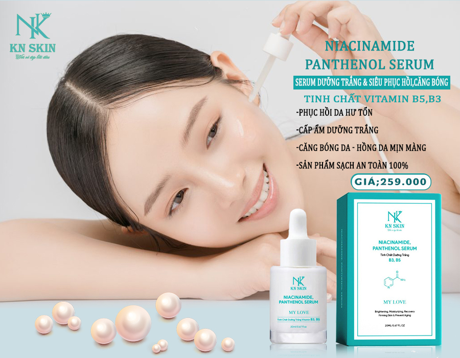 MỸ PHẨM KN SKIN,COMBO DƯỠNG DA PHỤC HỒI DA CĂNG BÓNG