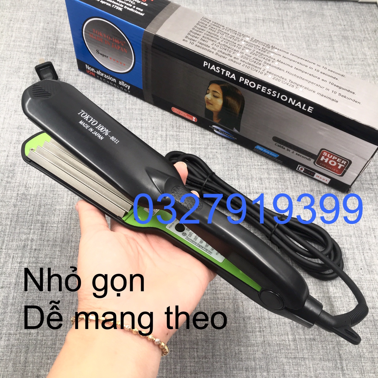 Máy duỗi tóc bản lớn TOKYO 8011 cao cấp