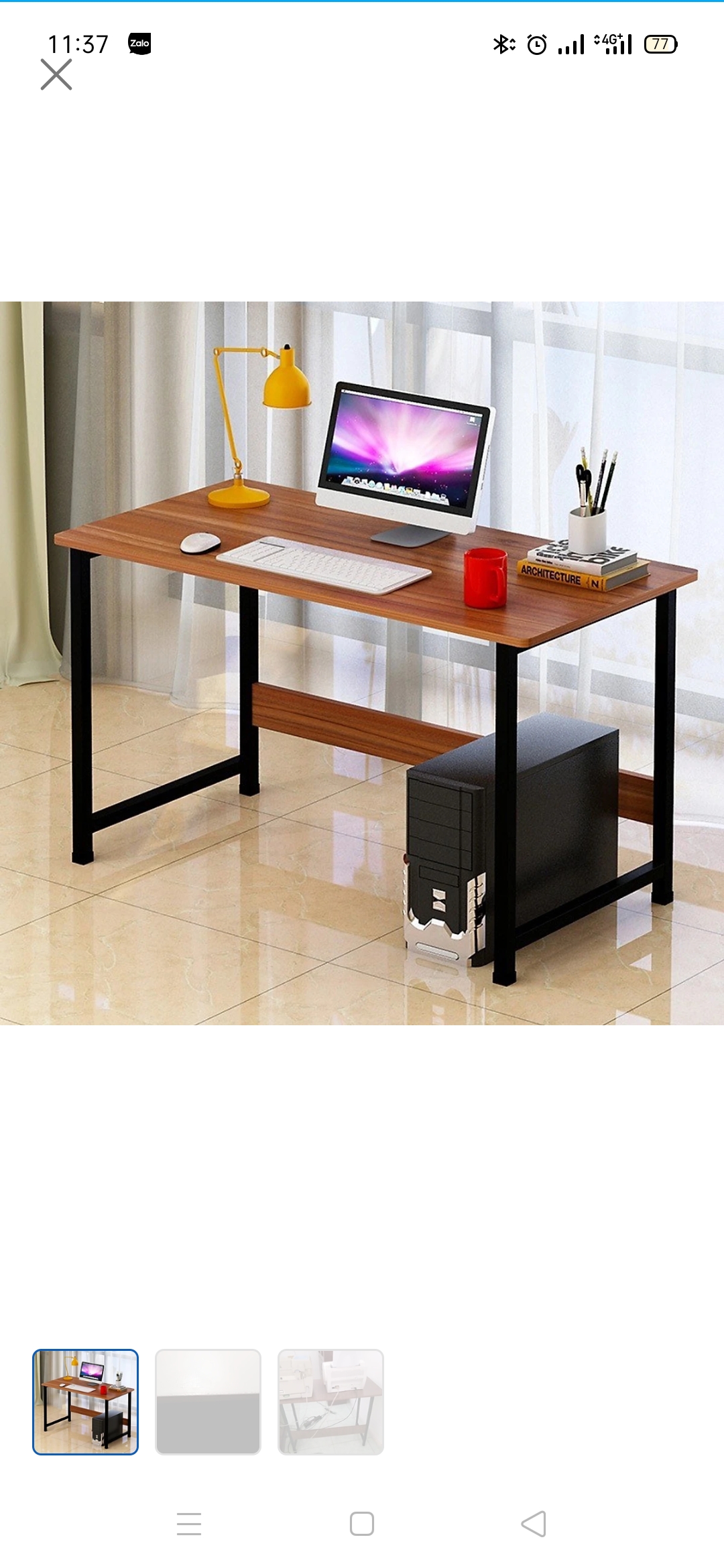 Bàn làm việc, bàn học kiểu Hàn kích thước 100*40 và 80*40cm