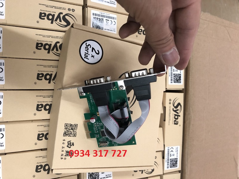 Card chuyển đổi PCI E sang 2 Com, 4 Com, 8 com Syba cao cấp