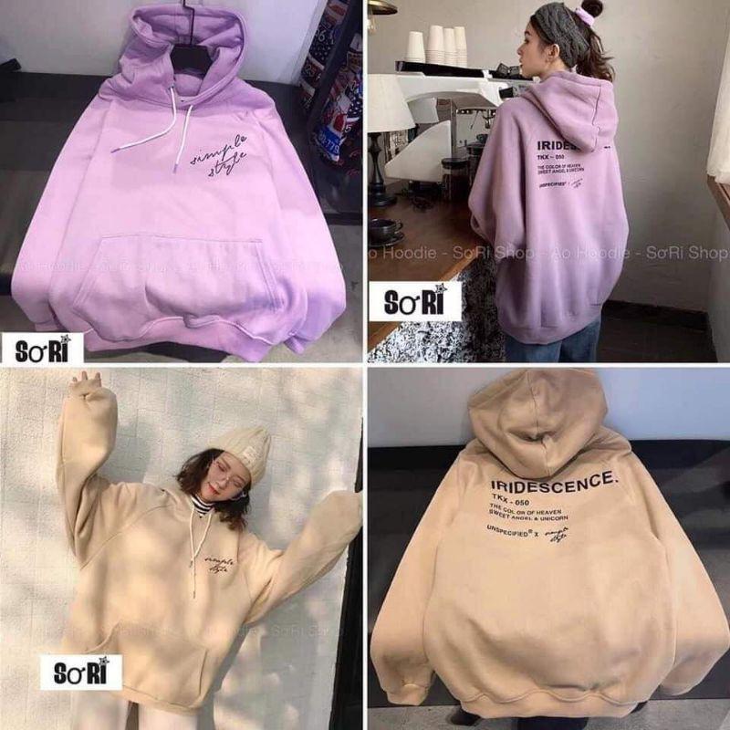 Áo hoodie nỉ bông