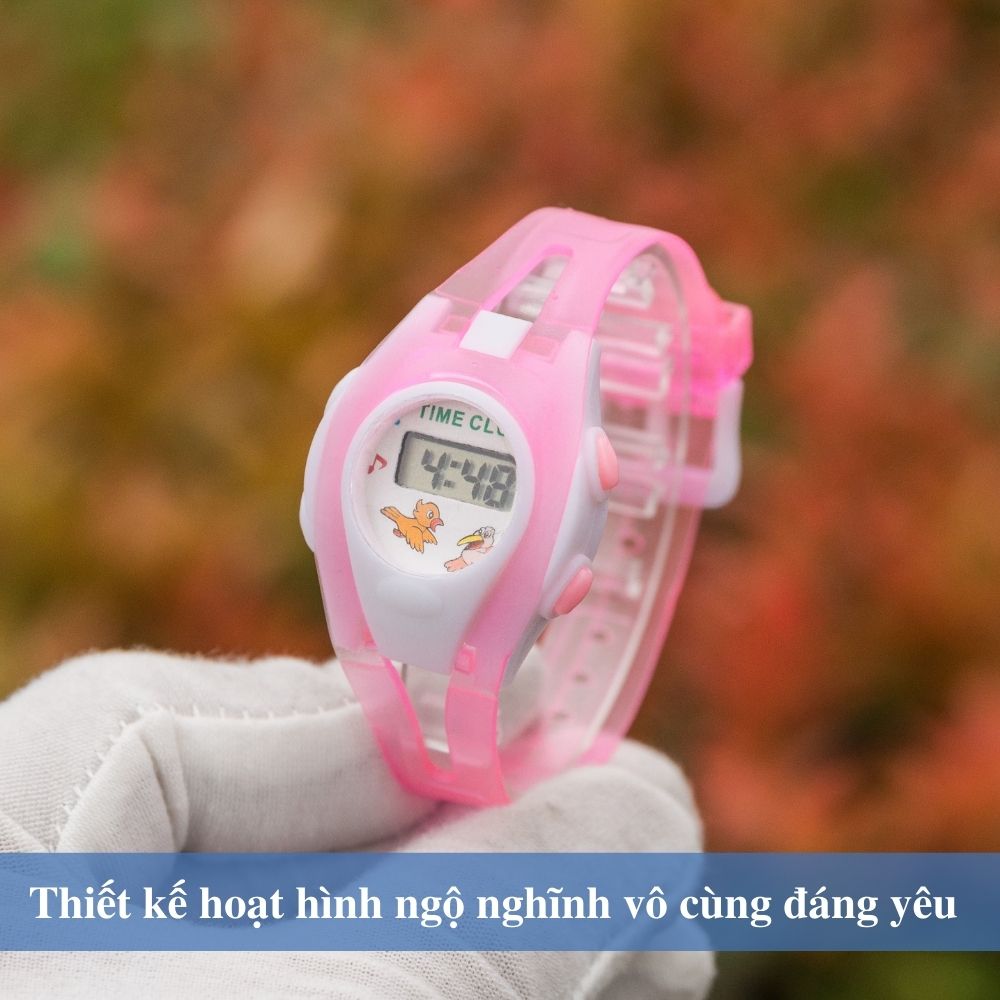 Đồng hồ điện tử UNISEX PAGINI TE02 – Phong cách thể thao – Trang trí các nhân vật hoạt hình cực dễ thương – Ký ức tuổi thơ