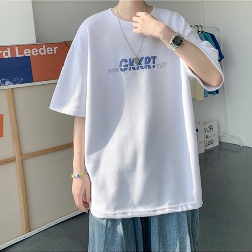 Áo phông tay lỡ form rộng unisex nam nữ thun teen cổ tròn oversize cotton giá rẻ basic đen trắng tee pull GKKRT