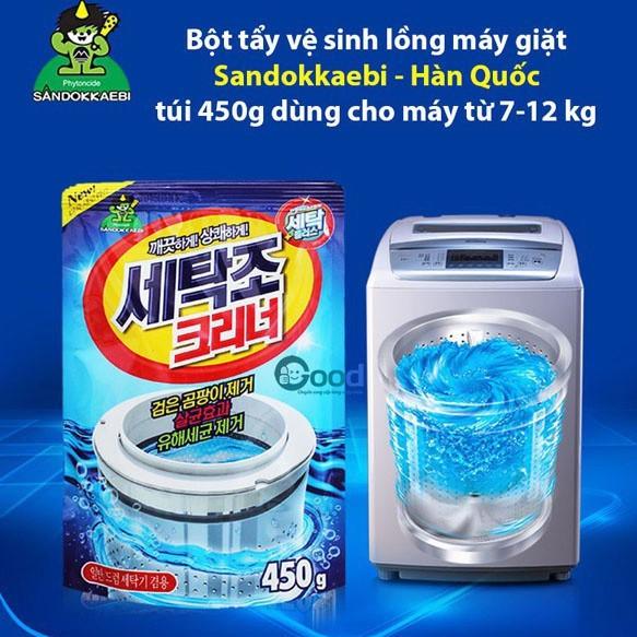 BỘT TẨY VỆ SINH LỒNG GIẶT CHÍNH HÃNG HÀN QUỐC 450G 5.0