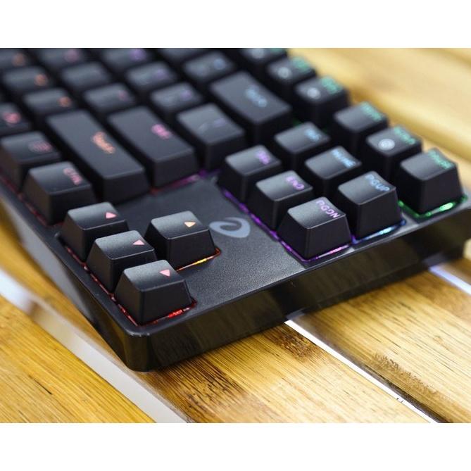 Bàn phím cơ Gaming DAREU EK87 - Black (RED Led, Blue/ Brown/ Red D switch) Hàng Chính Hãng