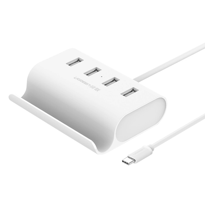 Bộ Chuyển Đổi Ugreen USB Type-C Sang MicroUSB 4 x USB 2.0 30288 - Hàng Chính Hãng
