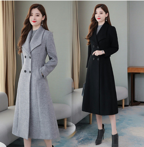 Áo Khoác Dạ Cashmere Dáng Dài Sang Chảnh AD39 - Hàng Quảng Châu Cao Cấp