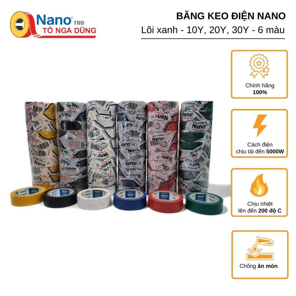 Băng Keo Điện Nano TÔ NGA DŨNG Lõi xanh