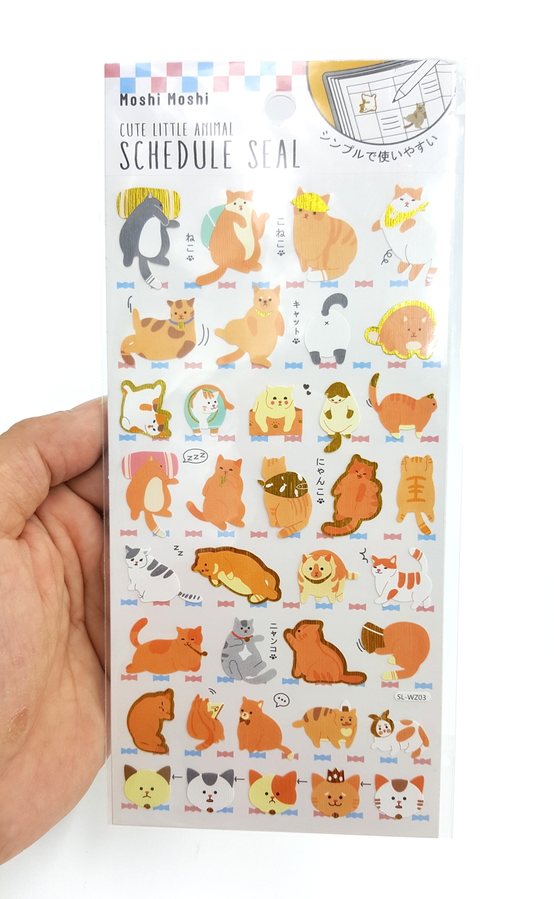 Sticker Moshi SLWZ - Hình Mèo