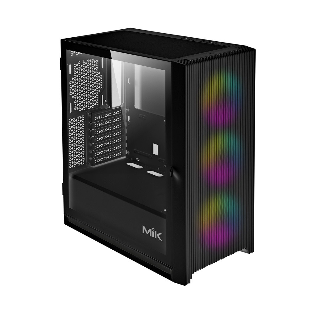 VỎ CASE MIK STORM 360 BLACK (NO FAN) - Hàng Chính Hãng