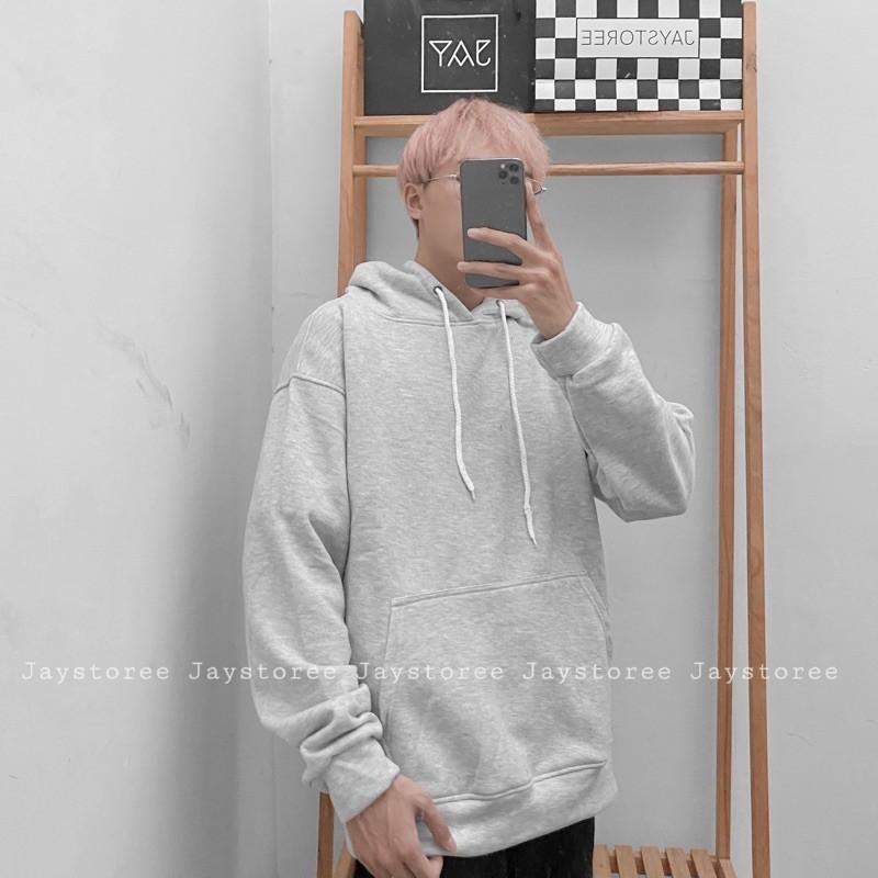 Áo Hoodie nỉ bông Trơn ️/Nam nữ unisex/ Jaystoree