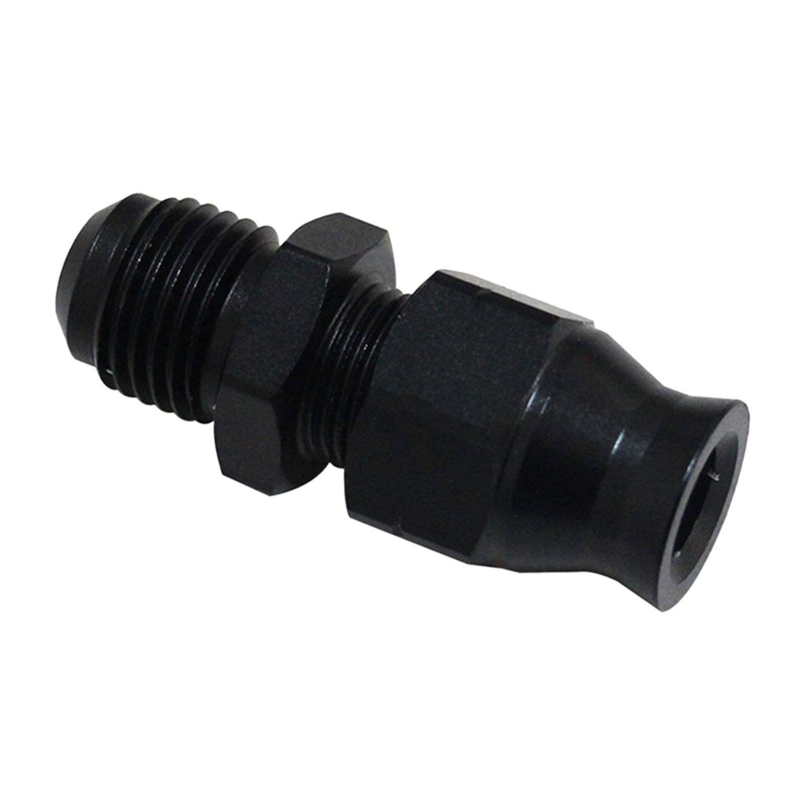 6AN to 5/16" Male Thread Fuel Hardline Fitting Aluminum Anti-Leak Quick Connector