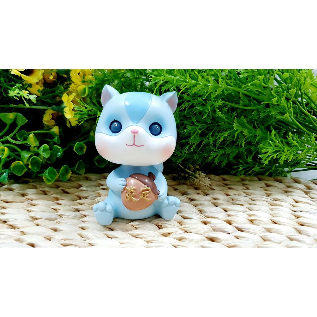 Tượng chú Sóc chuột May Mắn Siêu Dễ Thương