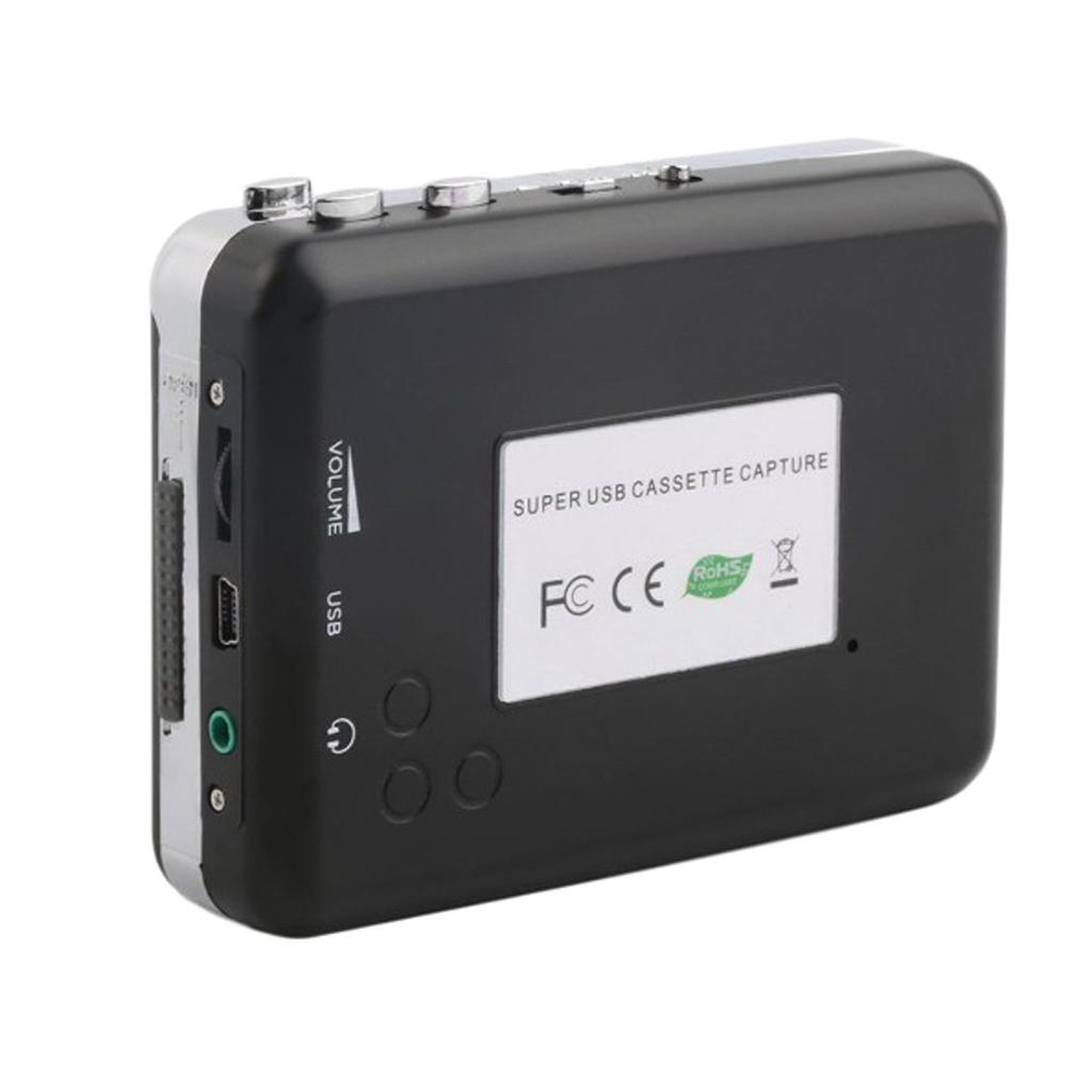 Portable USB2.0 Audio Cassette Tape Converter to MP3 Player for PC