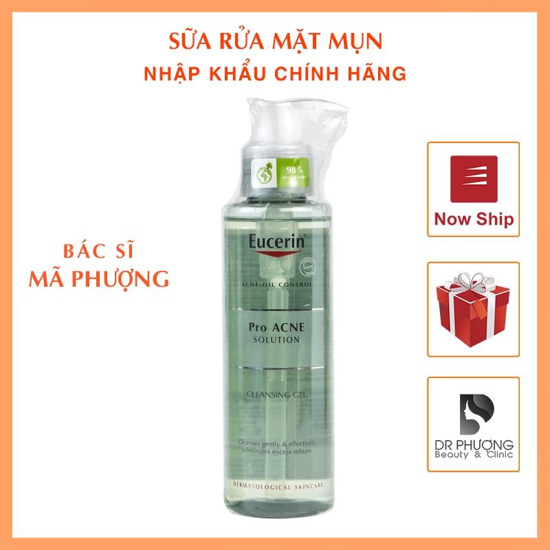 Gel Rửa Mặt Mụn Eucerin Pro Acne 200ml