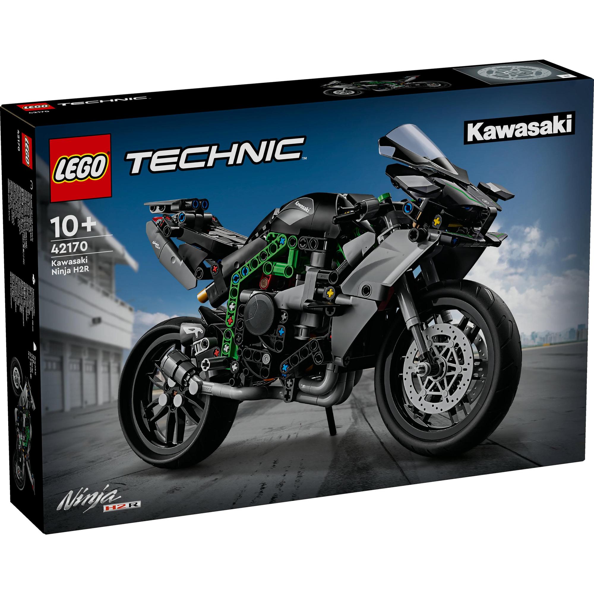 LEGO TECHNIC 42170 Đồ chơi lắp ráp Xe mô tô thể thao Kawasaki Ninja H2R (643 Chi Tiết)