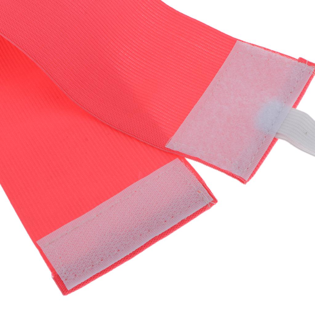 Captain Armband Football Soccer Sports Adjustable Arm Bands Fluorescent