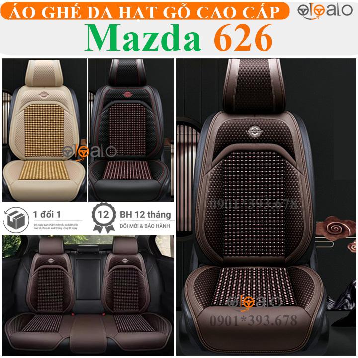 Áo trùm lót bọc ghế xe ô tô Mazda 626 da PU hạt gỗ tự nhiên CAO CẤP