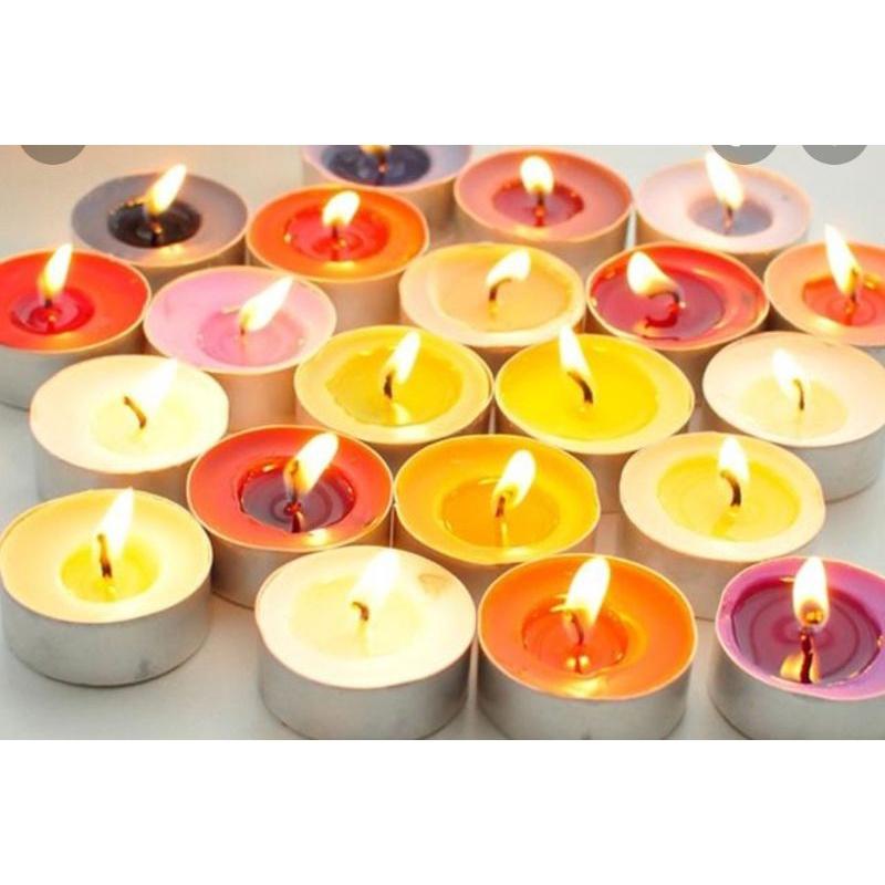 Nến Tealight dạng viên tròn, nhỏ gọn