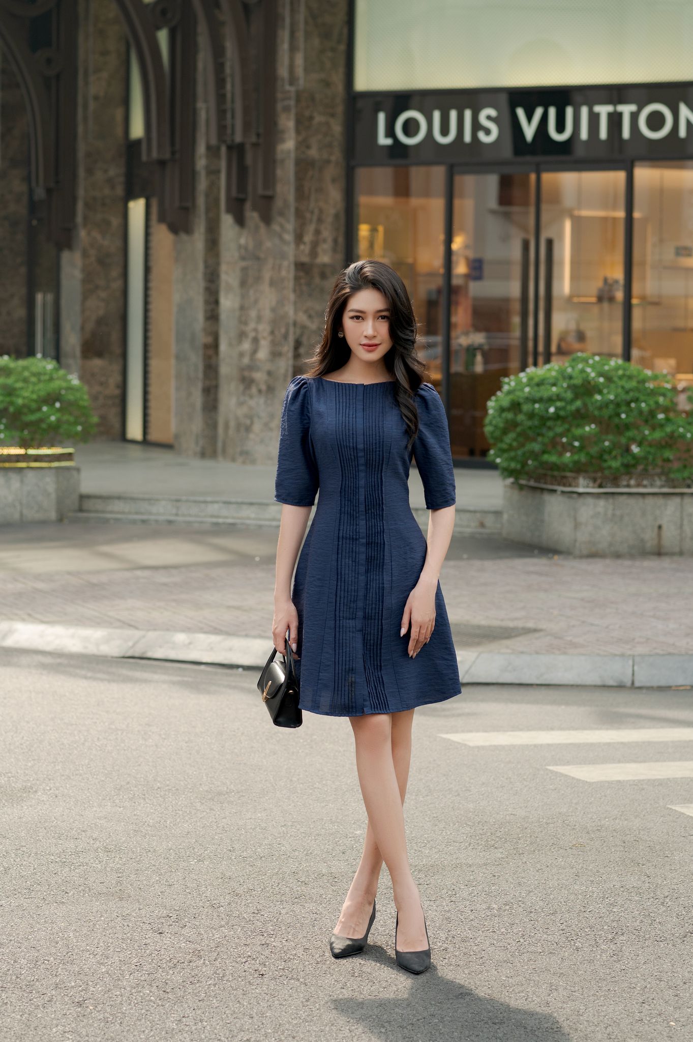 OLV - Đầm Charlie Pleated Dress