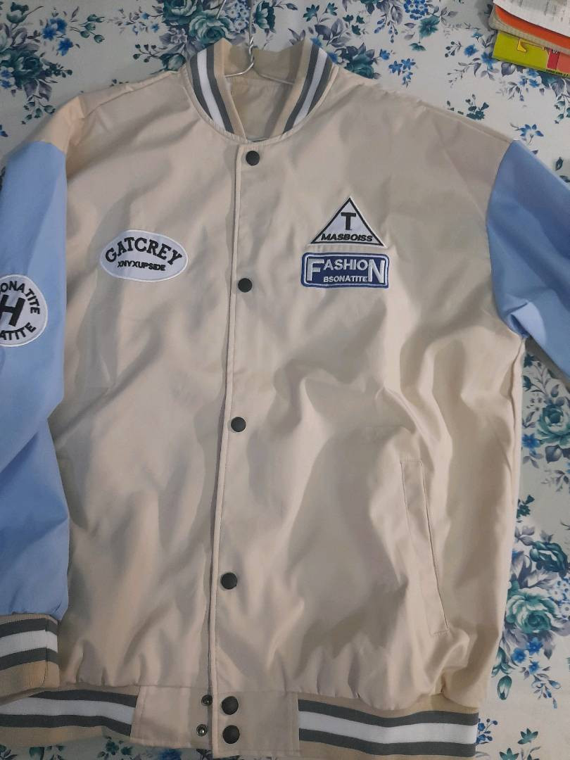 Áo khoác bóng chày form rộng FASHION vải dù 2 lớp thêu LOGO UNISEX nam nữ