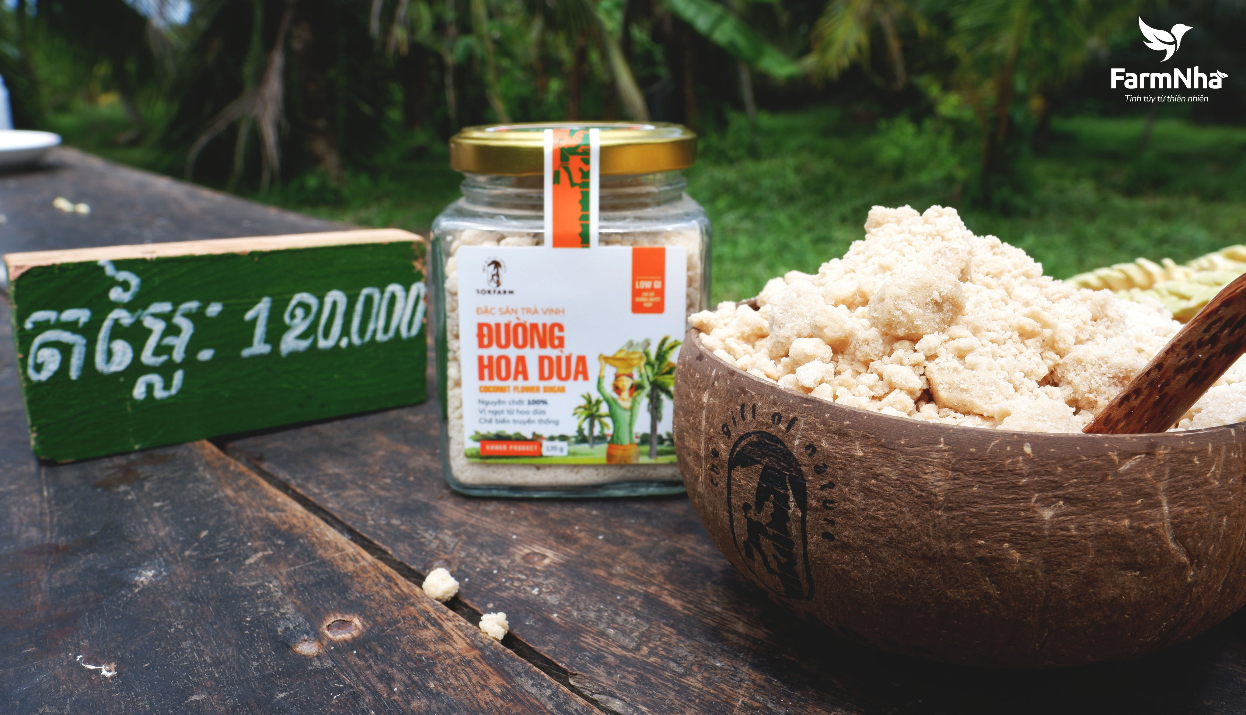 Đường hoa dừa Sokfarm 100% Organic - Hàng chính hãng - Có chỉ số đường huyết thấp, giàu chất chống oxy hóa, phù hợp cho người bị tiểu đường