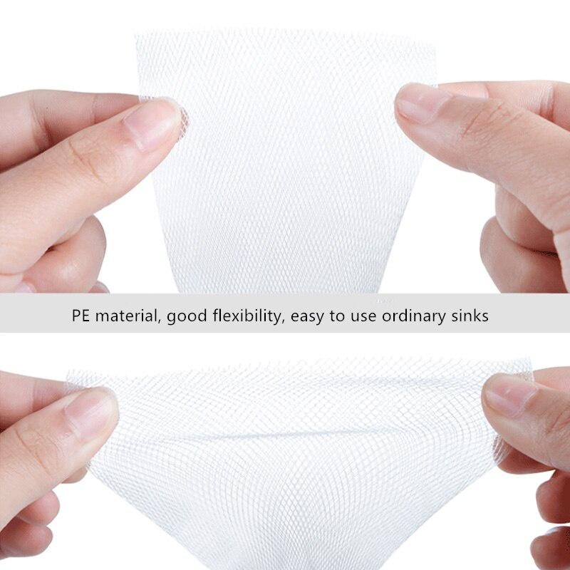 Newest 100/400pcs Sink Filter Mesh Kitchen Trash Bag Prevent The Sink From Clogging Filter Bag For Bathroom Strainer Rubbish Bag