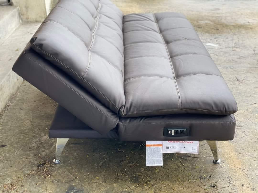 Sofa bed gập 2 chiều tích hợp ổ cắm sạc điện thoại Juno Sofa Kích thước 2m