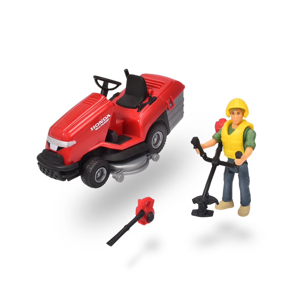 Bộ Đồ Chơi Xe Cắt Cỏ Dành Cho Bé Yêu DICKIE TOYS Playlife-Lawn Mower Set 203832004 - Đồ Chơi Đức Chính Hãng