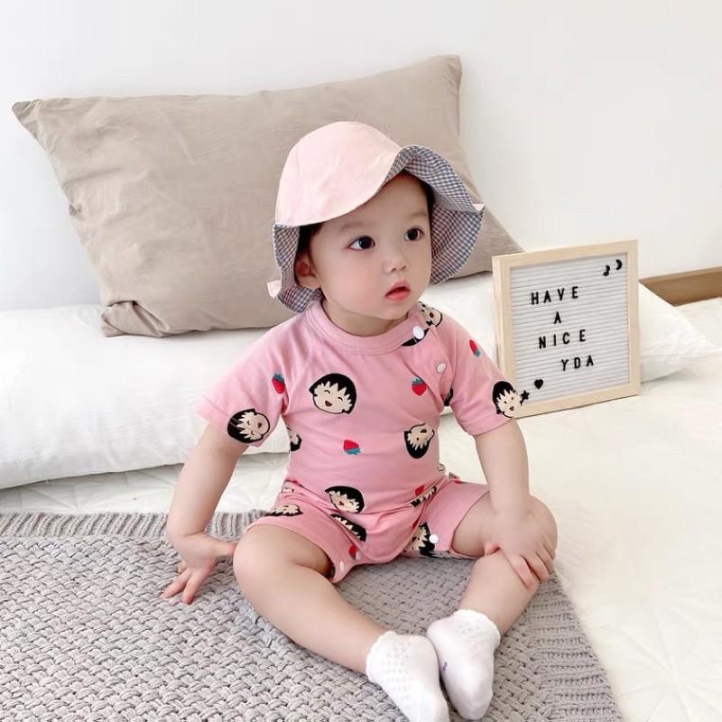 Body đùi bé trai , bé gái Body hè cho bé Vải cotton Quảng Châu Bodysuit Quần áo trẻ em