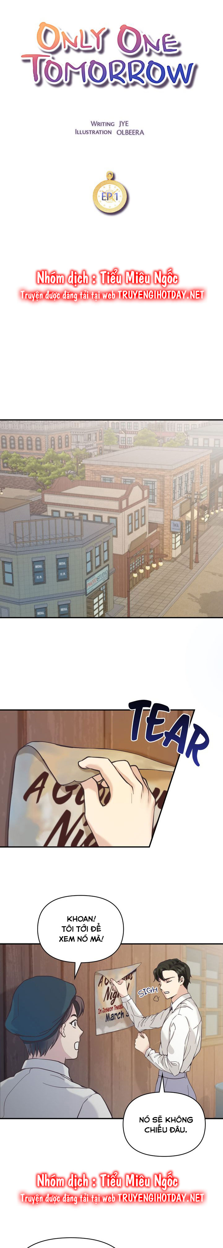 ngày mai chỉ có một lần chapter 1 27