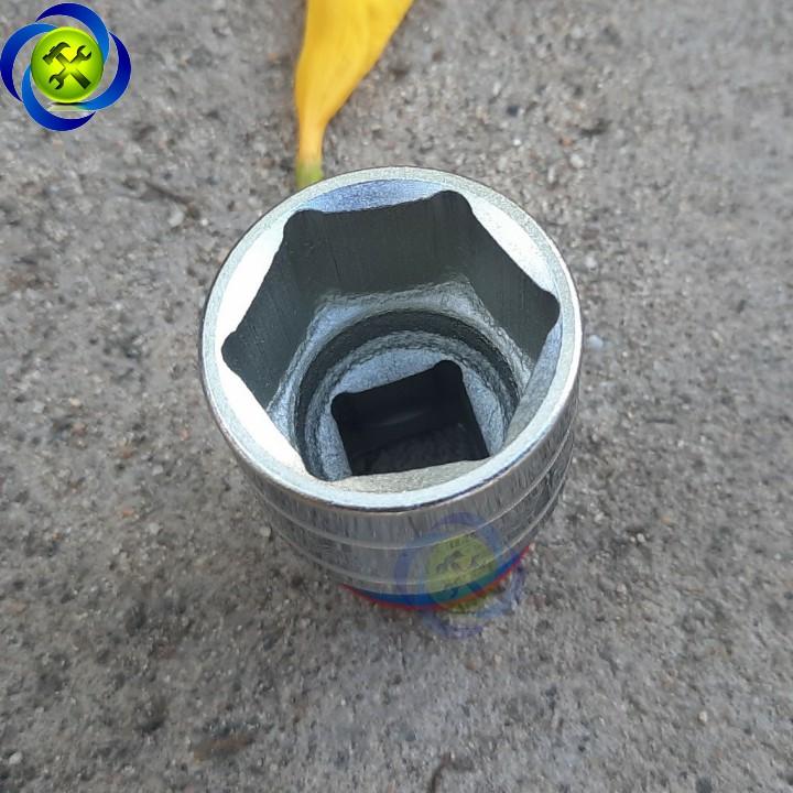 Tuýp trắng ngắn 24mm Kingtony 433524M 1/2 INCH - 6 CẠNH