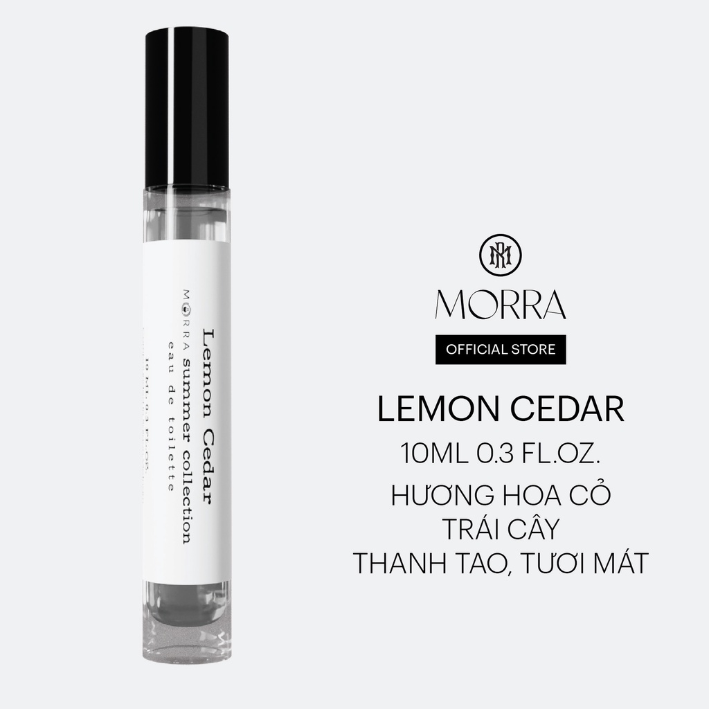 Nước Hoa Unisex Lemon Cedar 10ml Nguyên Liệu Nhập Pháp Hương Thơm Thanh Mát