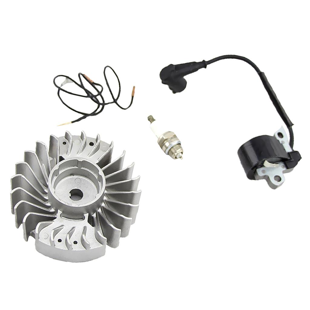 Chainsaw Flywheel Ignition Coil Spark Plug Kit for STIHL MS290 Chainsaw