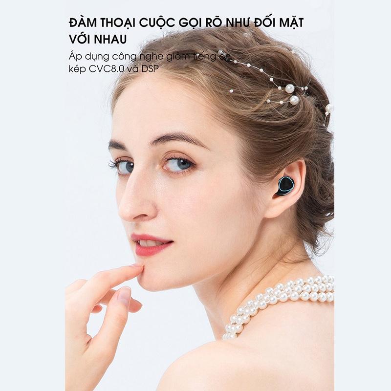 Tai Nghe Bluetooth M10 Pro Phiên Bản Nâng Cấp Pin Trâu, Nút Cảm Ứng Tự Động Kết Nối, Chống Nước, Chống Ồn - MINPRO