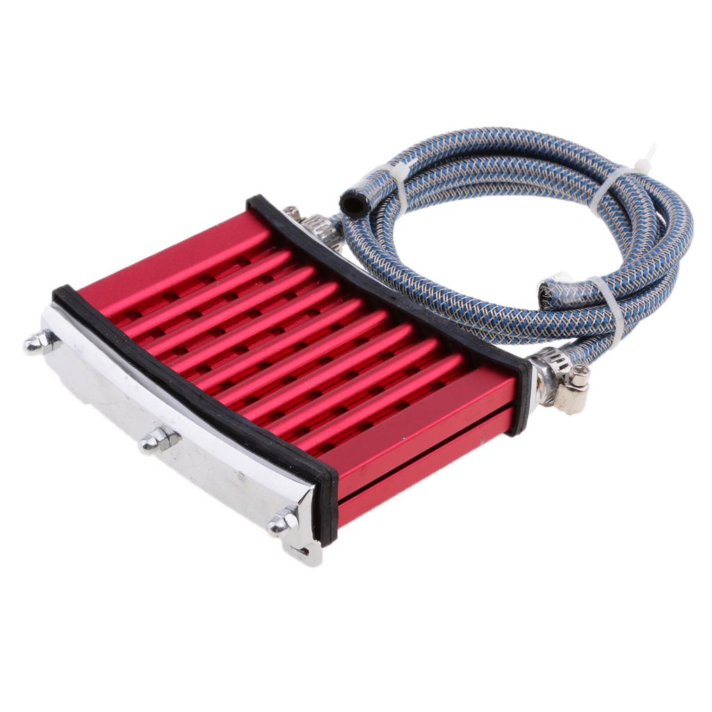 Oil Cooler Cooling Radiator For 50cc 70cc 90cc 110cc 125cc ATV Red