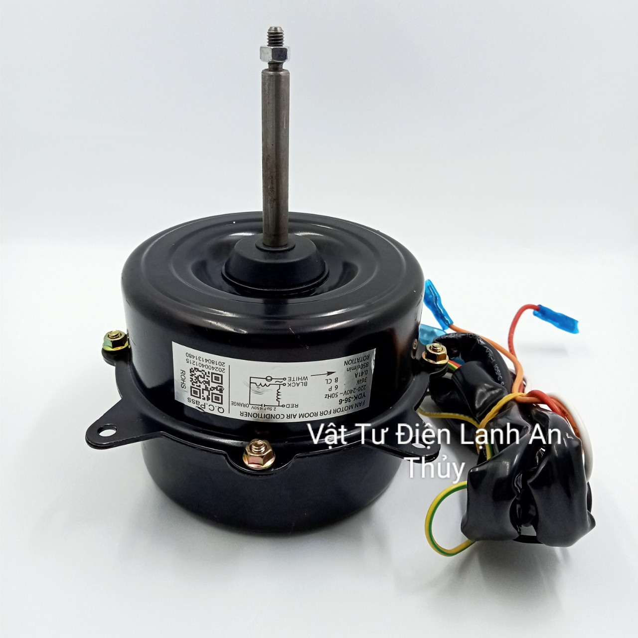 Motor quạt cục nóng 36W ngược chiều 5 dây - Motor quạt cục nóng điều hòa máy lạnh - Motor quạt dàn nóng điều hoà