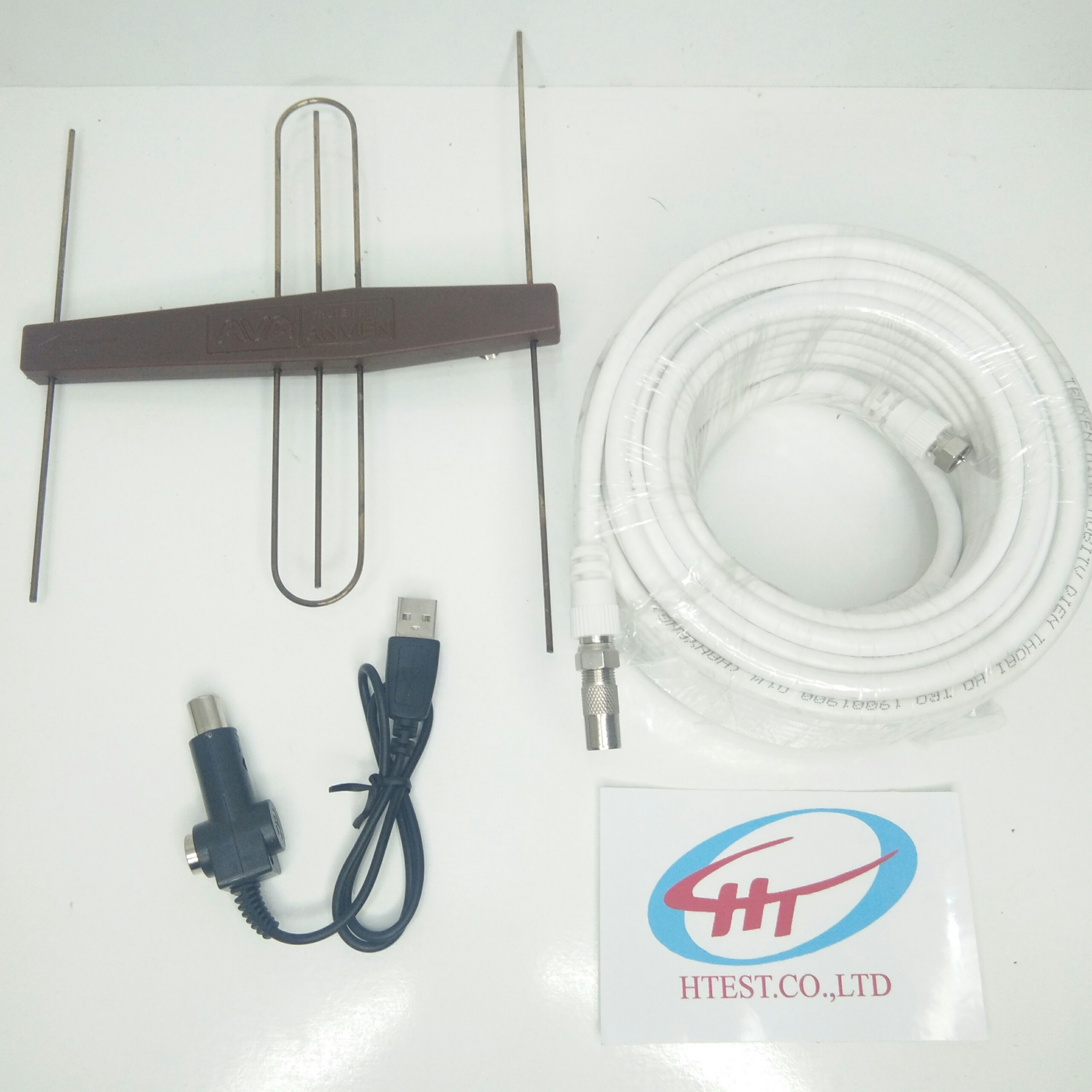 Anten AVG,kèm dây cấp nguồn 5V,dây cáp 15m.HÀNG CHÍNH HÃNG .DÙNG CHO TIVI TÍCH HỢP DVB T2 VÀ ĐẦU THU TRUYỀN HÌNH MẶT ĐẤT DVB T2