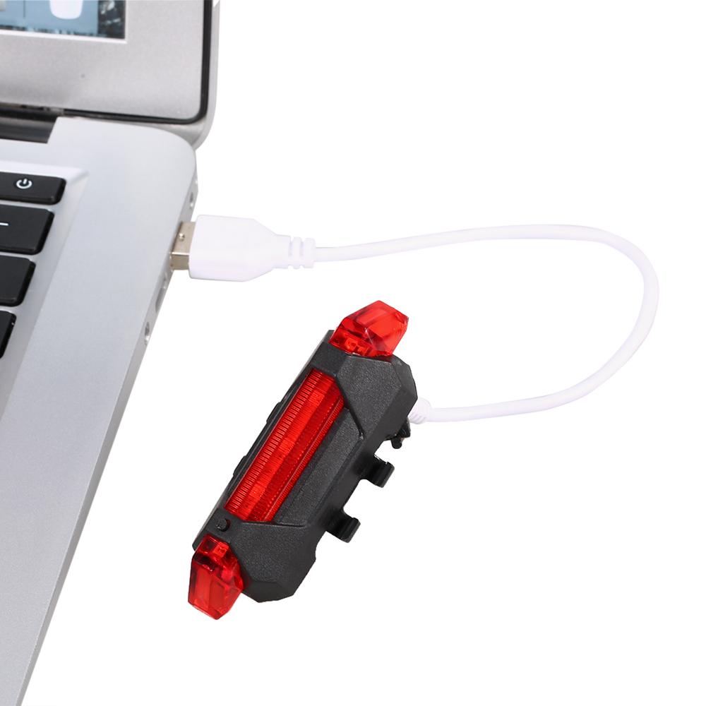 Đèn xe đạp sạc USB siêu sáng có thể sạc lại, cảnh báo an toàn