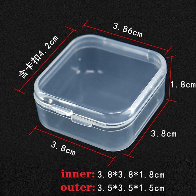 Hộp nhựa mini trong suốt dùng đựng trang sức đa năng