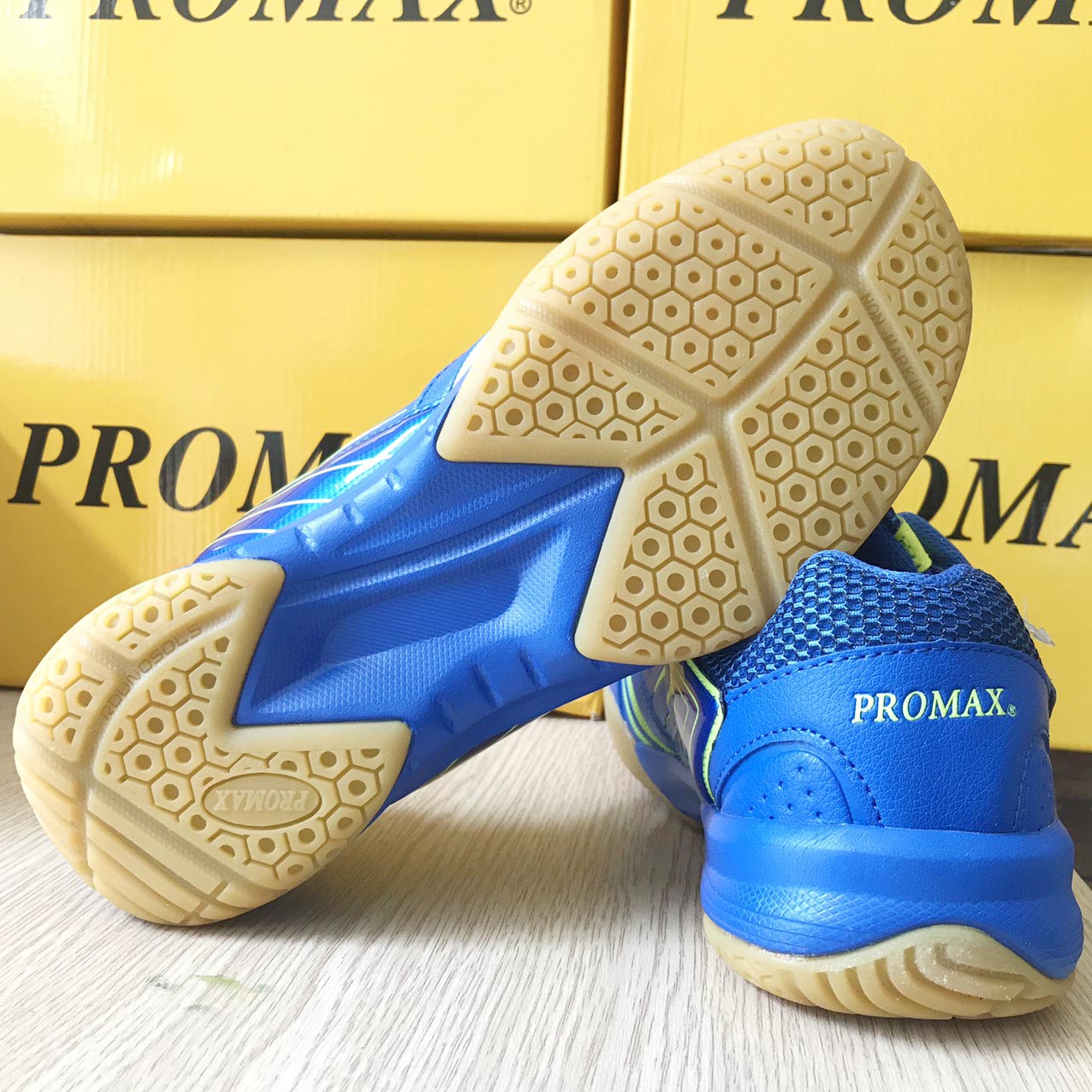 Giày cầu lông nam nữ  Promax  PR19003 CHÍNH HÃNG màu xanh dương