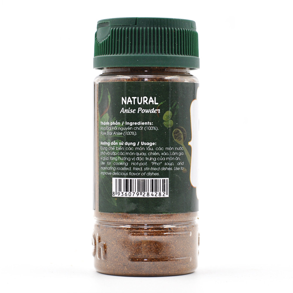 Natural Đại Hồi bột 30gr Dh Foods - Bột Hoa hồi nguyên chất 100%